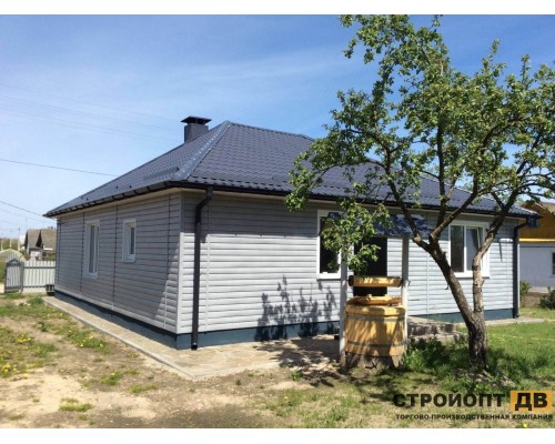 Купить Дуб Серебристый  0,7м2 Ю-Пласт виниловый сайдинг