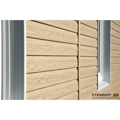 Купить Кедр Светлый 0,7м2 Ю-Пласт виниовый сайдинг