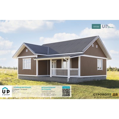 Купить Планкен Янтарный  0,72м2 Ю-Пласт виниловый сайдинг