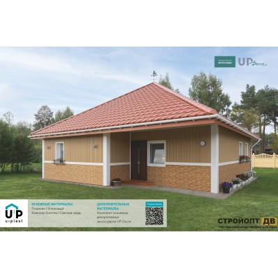 Купить Планкен Кленовый 0,72м2 Ю-Пласт виниловый сайдинг