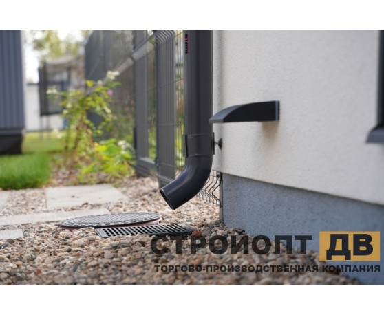 Колено стока  Металл Optima Колено сливное-3