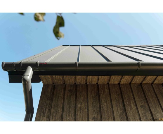 Соединитель желоба ПВХ 120/87мм Соединитель желоба-1