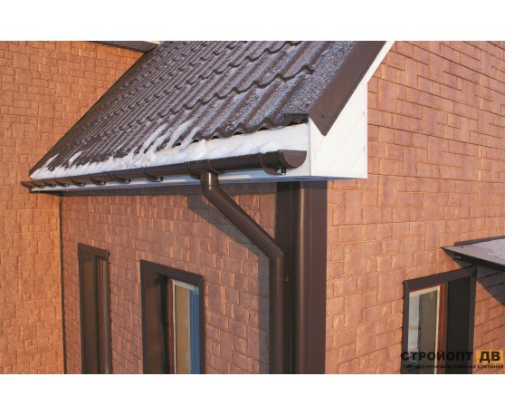 Соединитель желоба ПВХ 120/87мм Соединитель желоба-2