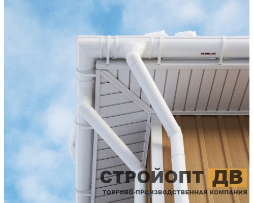 Купить Угол желоба  135° ПВХ 135/87мм