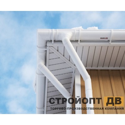 Купить Угол желоба  90° ПВХ 120/87мм