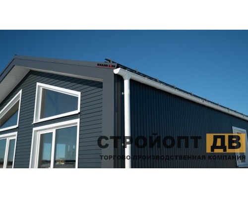 Купить Полукруглый желоб,  3м Металл Optima