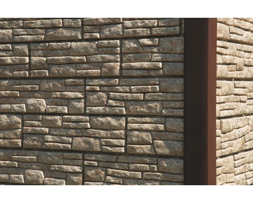 Купить Сланец Бежевый 0,45м2 Ю-Пласт фасадная панель