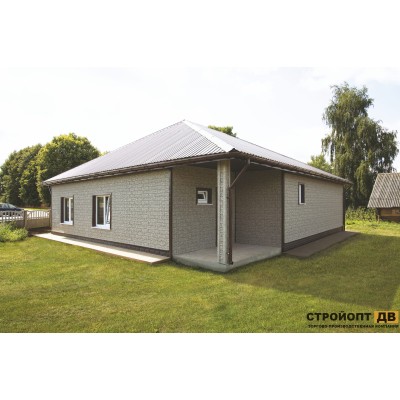 Купить Сланец Светло-серый 0,45м2 Ю-Пласт фасадная панель