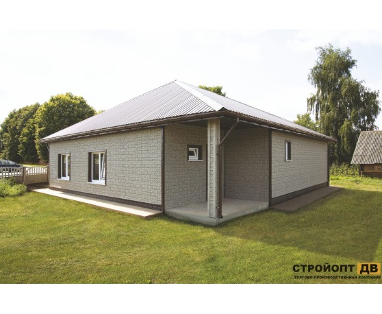 Сланец Светло-серый 0,45м2 Ю-Пласт Под камень-1