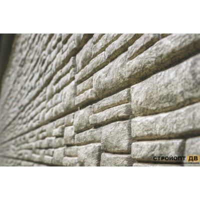 Купить Сланец Светло-серый 0,45м2 Ю-Пласт фасадная панель